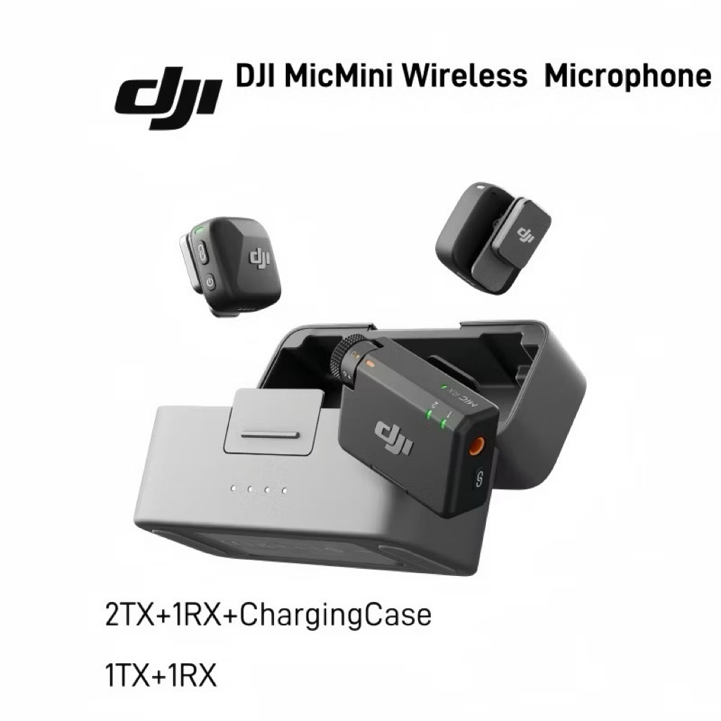 DJI Mic Mini 2TX 1RX Charging Case
