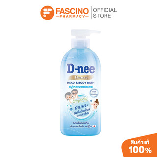 D-nee Deluxe Organic Aloe Vera Shower Gel 450ml ดีนี่ เจลอาบน้ำออร์แกนิก อโลเวร่า เพิ่มความชุ่มชื้น