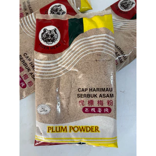 ผงบ๊วย ตราเสือ (Plum Powder) รสเปรี้ยวหวาน โรยผลไม้/ชงเครื่องดื่ม ขนาด 400 กรัม