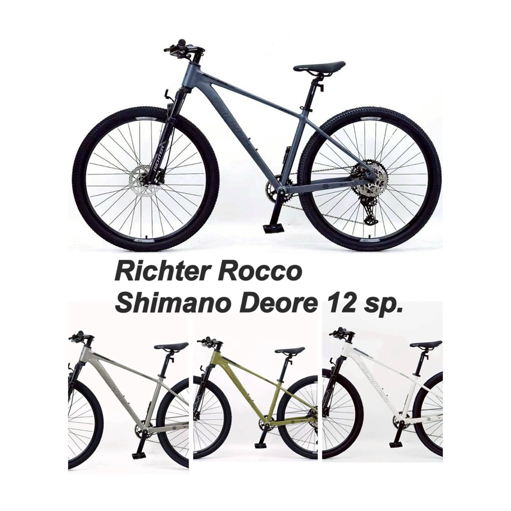 จักรยานเสือภูเขา 29 นิ้ว RICHTER รุ่น ROCCO 12 สปีด (ชุดขับ Shimano Deore, เบรคดิสน้ำมัน)