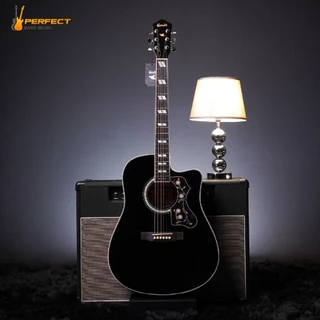 Kazuki Deluxe DLKZ-41C Gen2 กีตาร์โปร่งKazuki Deluxe DLKZ-41C Gen2 Acoustic Guitar พร้อมกระเป๋า ปิ๊ก ประแจ