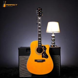 Kazuki Deluxe DLKZ-41C Gen2 กีตาร์โปร่งKazuki Deluxe DLKZ-41C Gen2 Acoustic Guitar พร้อมกระเป๋า ปิ๊ก ประแจ