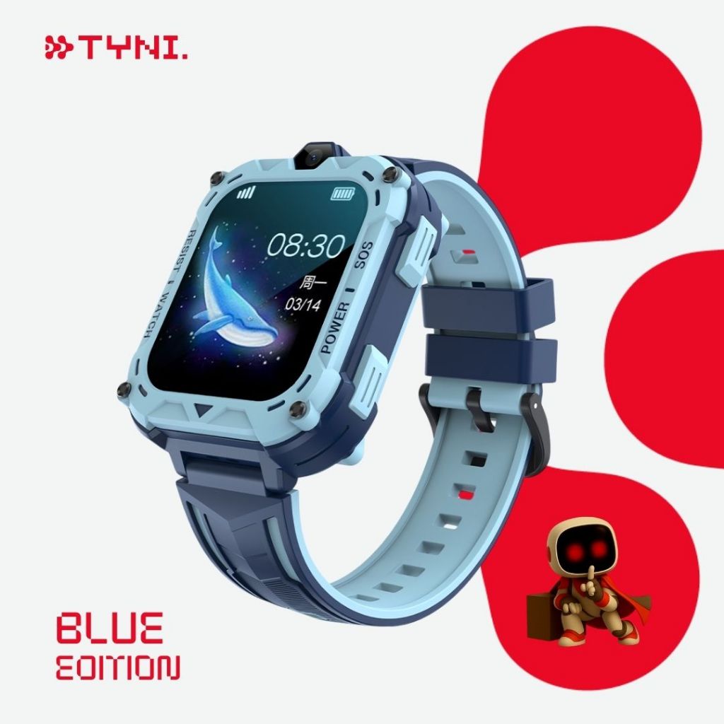 Tyni นาฬิกาเด็ก เมนูไทย ใส่ซิมได้ โทรได้ พร้อมระบบ GPS ติดตามตำแหน่ง Kid Smart Watch