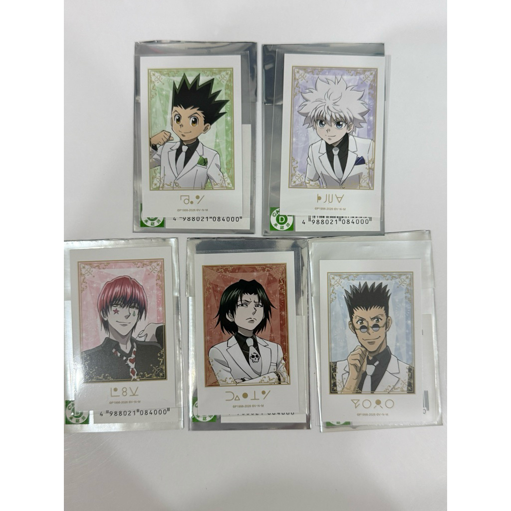 ฮันเตอร์ Hunter x Hunter card collection ชุดสูท ลิขสิทธิ์แท้ JP