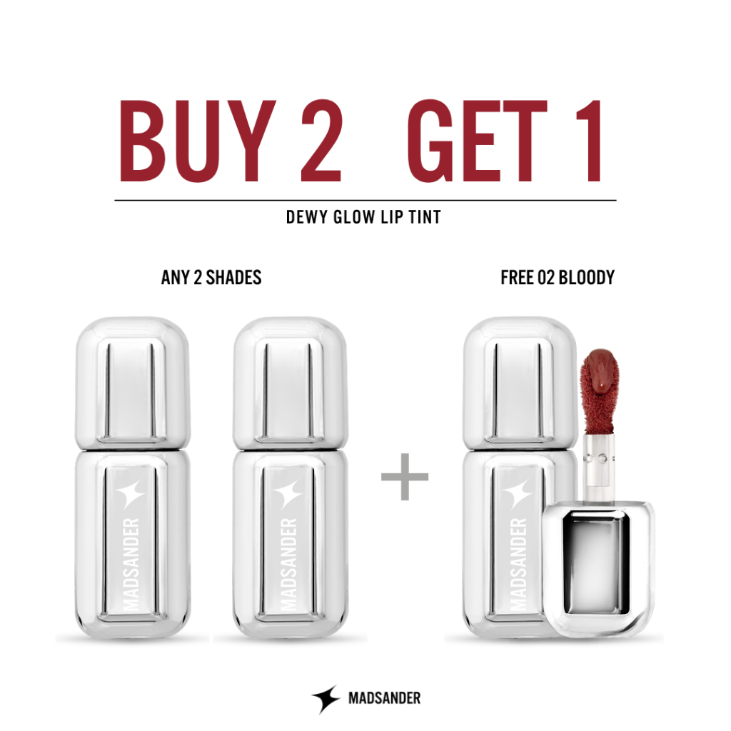5.5 Madsander Dewy Glow Lip Tint ซื้อ 2 แถม 1