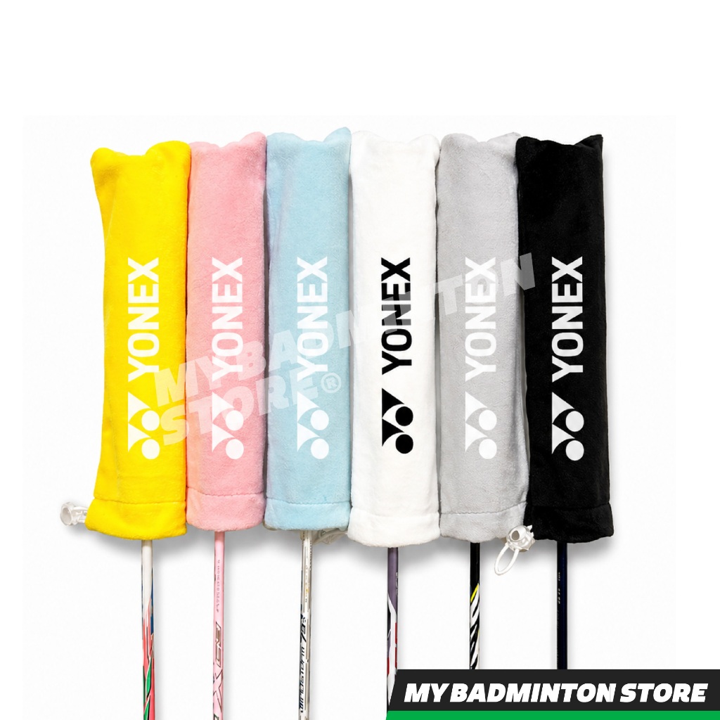 [New] ปลอกคลุมด้ามไม้แบดมินตัน ปลอกด้ามไม้แบด YONEX กันฝุ่น กันรอย พกง่าย ดีไซน์มินิมอล