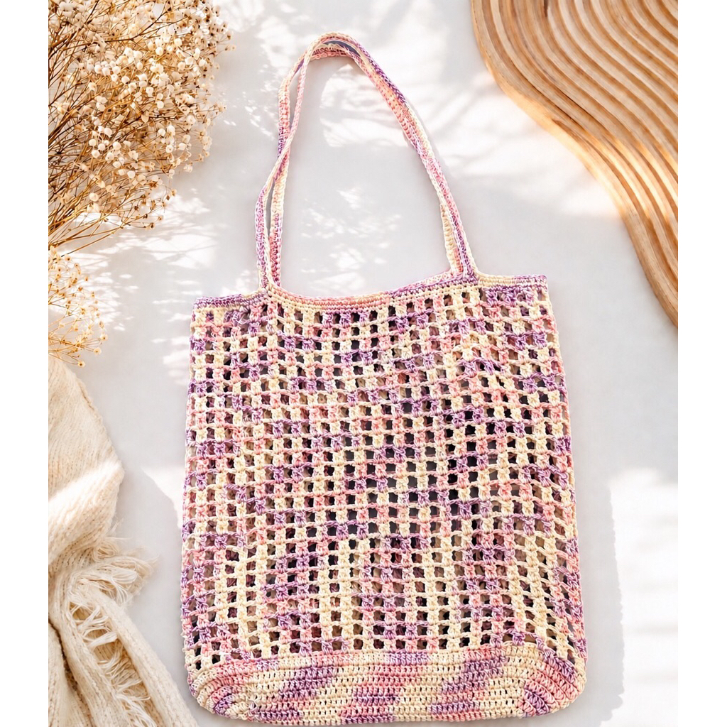 กระเป๋าถัก  handmade