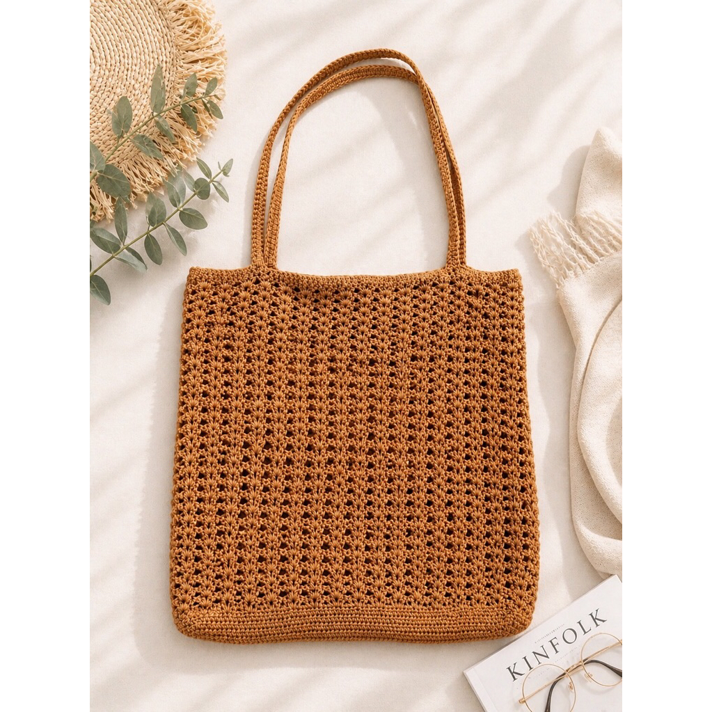 กระเป๋าถัก  handmade