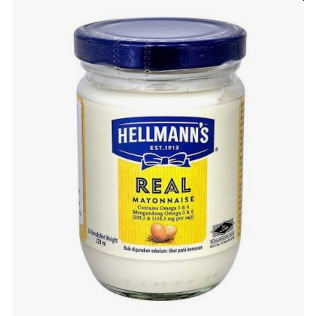 Hellmann’s real mayonnaise 220g