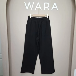 [ CP1 ] WARA กางเกงขายาวสบายพุง(มีเชือก) ผ้า Cotton 260g