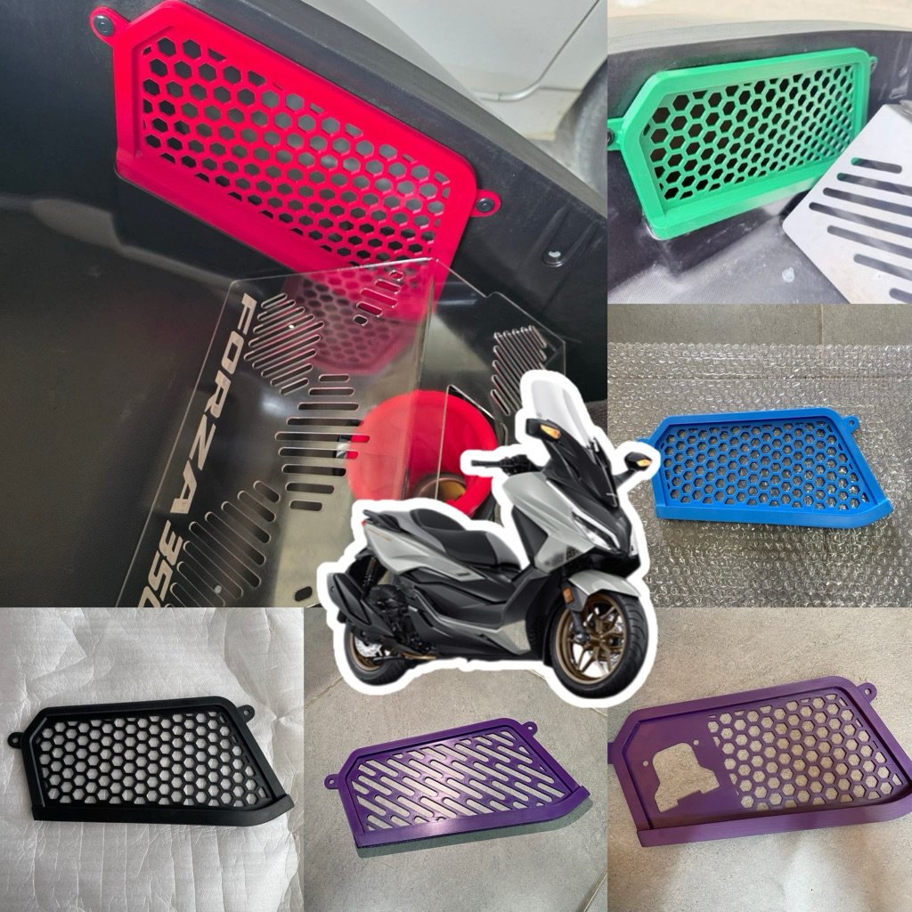 แผ่นปิดกล่องเก็บเครื่องมือ Forza350 สำหรับรถลิ้นตั้งอากาศเข้าไม่พอ