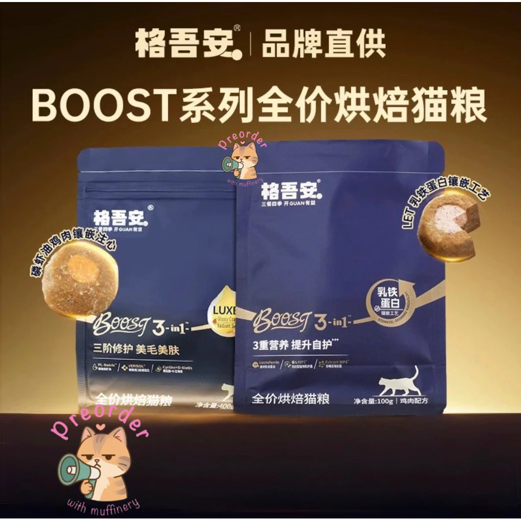 Guan - Boost 3in1 เม็ดอบสอดไส้ 100g มี2สูตร เก่า,ใหม่