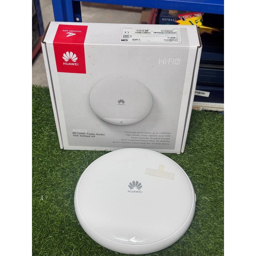 Huawei AP673 BE13000 Triple-Radio 5GE Settled AP WiFi7 Router สินค้ามือสองประกันจากทางร้าน 1 เดือน