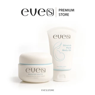 [ส่งด่วน] EVES อีฟส์ เซตคู่ คุณแม่ ลดรอยแตกลาย คุณแม่ตั้งครรภ์ ครีมคนท้อง ป้องกันการแตกลาย รอยแตกลาย หลังคลอด ขุ่มชื้น