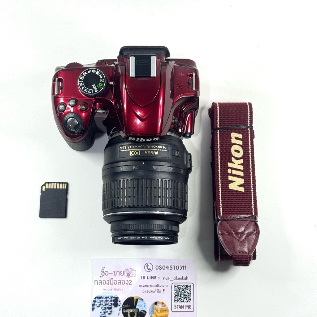 🔥กล้องมือสอง Nikon D3200 พร้อมอุปกรณ์ แถมฟรีกระเป๋าเม็ม🔥