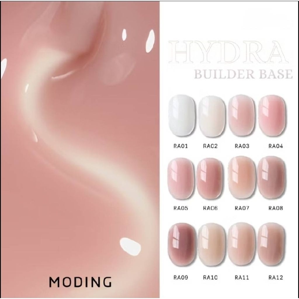 แยกขาย MODING🇨🇳 Nude Syrup Gel Color สีเจลกึ่งไซรัป โทนนู้ด พร้อมส่ง