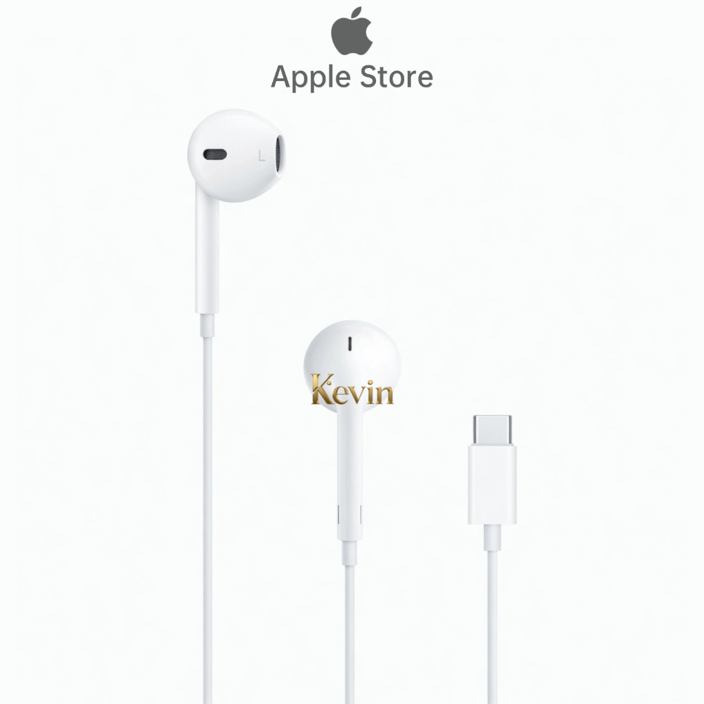 ผลิตภัณฑ์แอปเปิลแท้  Apple EarPods USB-C หูฟัง iPhone ของแท้ รุ่น EarPods สำหรับ iPhone 17 16 และ 15