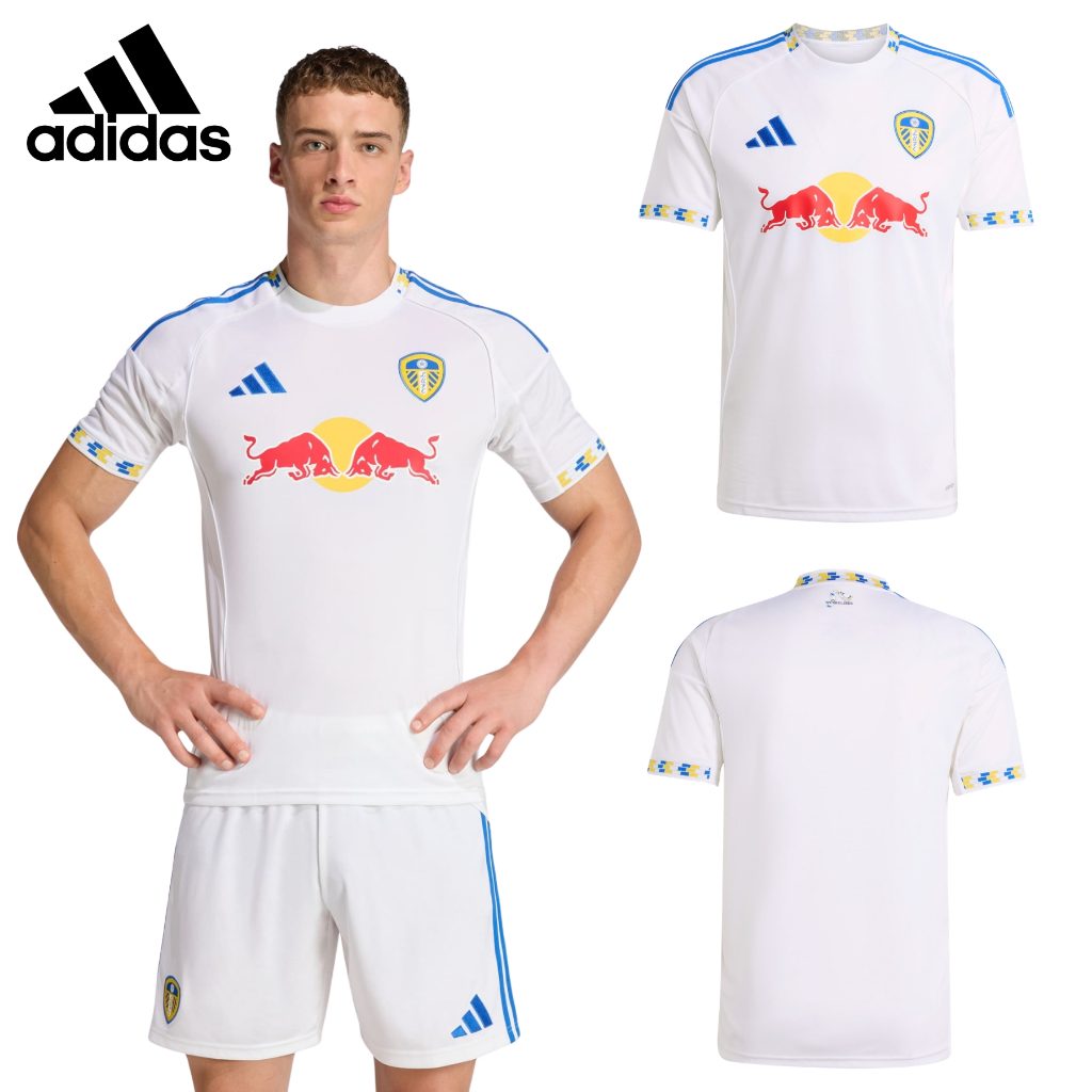 【จัดส่งทันที】Adidas เสื้อฟุตบอล Leeds United FC 25/26 Home Jersey JI7272