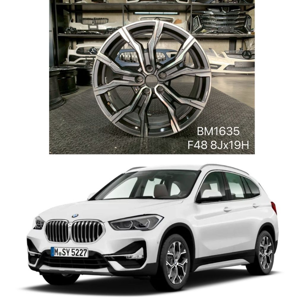 ล้อแม็ก BMW X1 F48 8Jx19H2 รหัส 8092163 แท้มือสอง