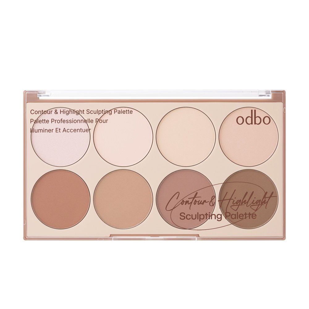 คอนทัวร์ ไฮไลท์โอดีบีโอ ODBO CONTOUR&HIGHLIGHT SCULPTING PALETTE OD1335