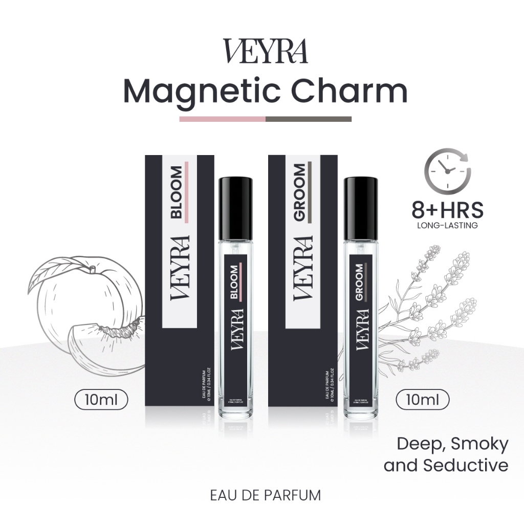 VEYRA [Magnetic Charm] Travel Duo Set 10ml x2 | BLOOM & GROOM