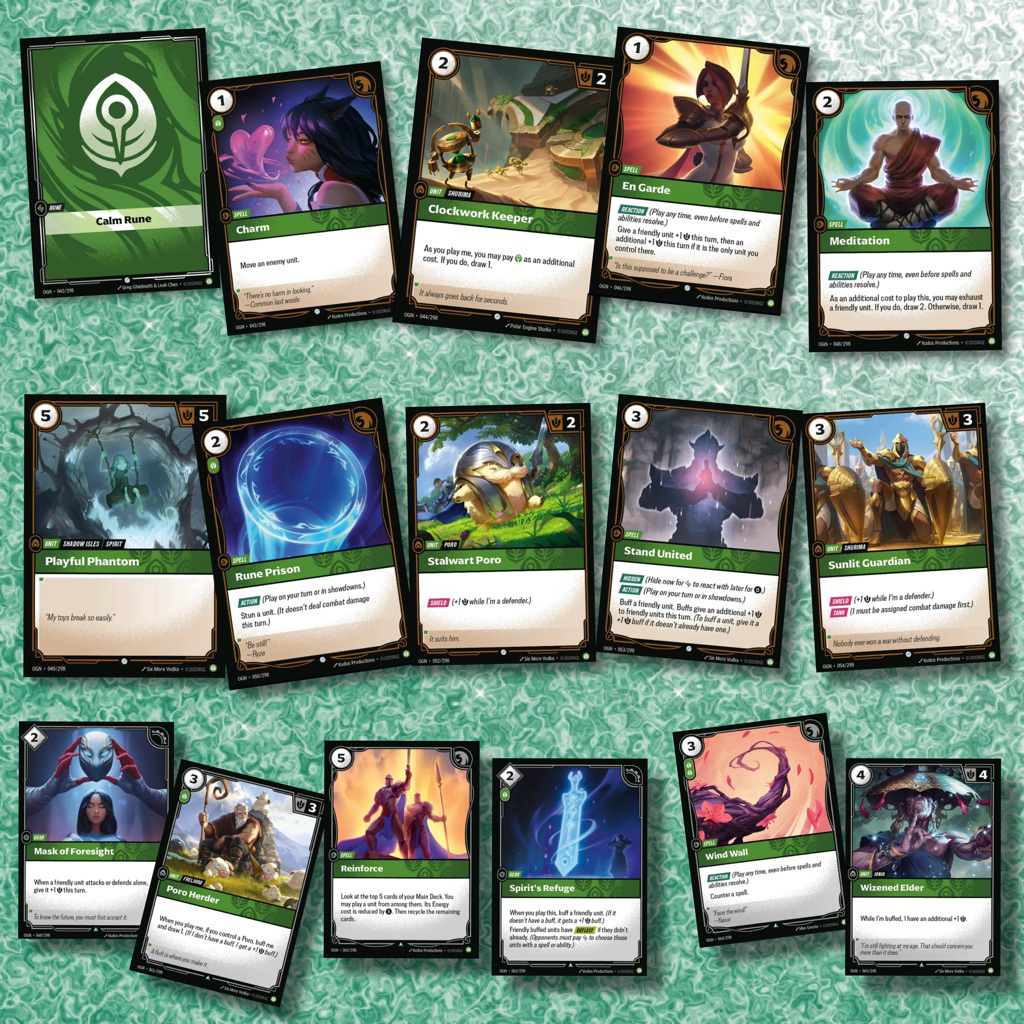 Riftbound Origins Calm ระดับ C,U ( ธรรมดา )
