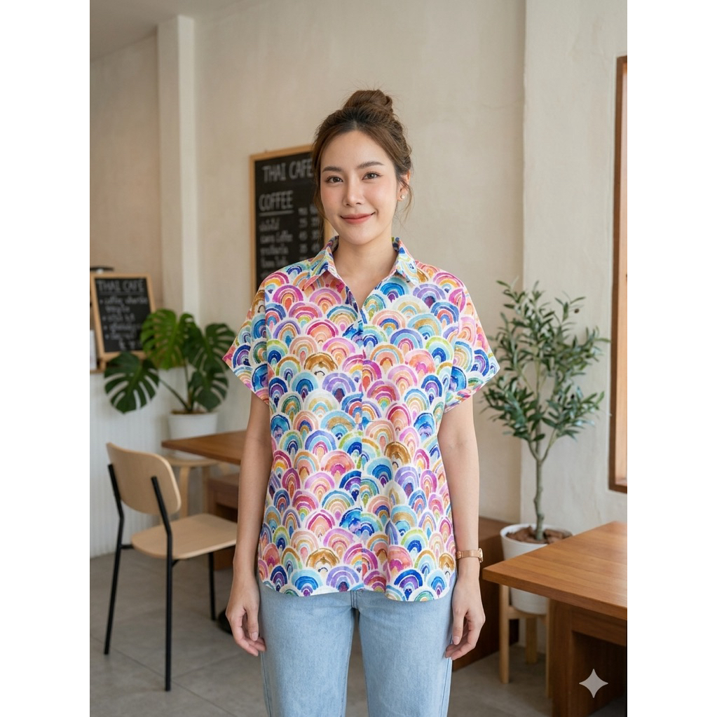 เสื้อเชิ้ตแขนในตัว เนื้อผ้าผ้าลินินพรีเมียม/ลินินญี่ปุ่น เนื้อผ้าดีใส่สบาย ไม่ต้องรีด