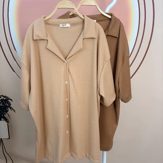 เสื้อฮาวาย ผ้าวาฟเฟิล หน้าผ้า 56“/62”