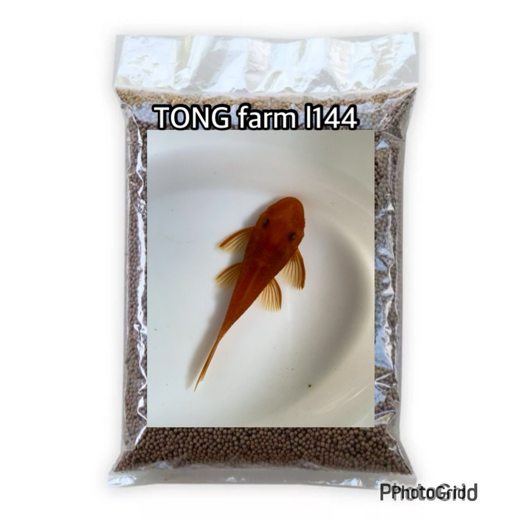 อาหารปลาขนาดเล็ก1ถุง(L144 ซุปเปอร์ เรด 1นิ้ว)