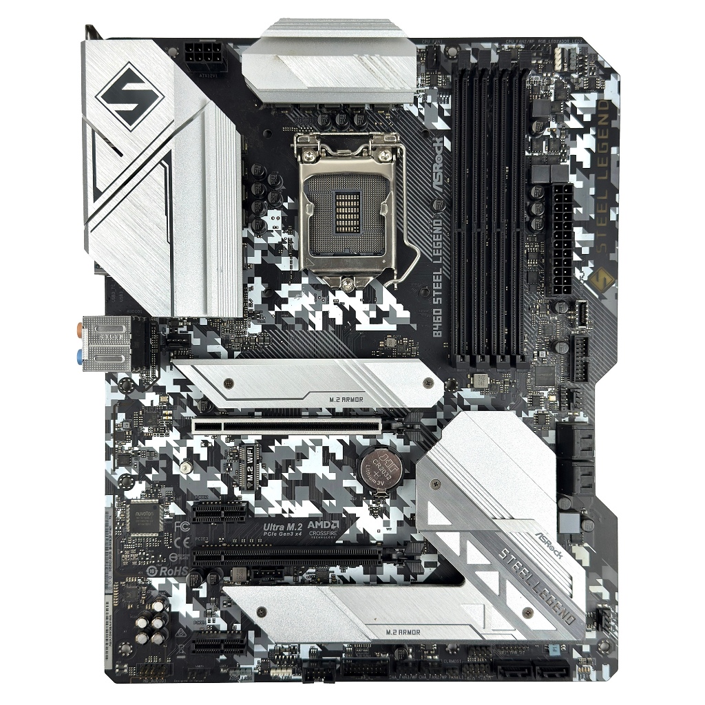 [มือสอง] เมนบอร์ด ASRock B460 Steel Legend (LGA 1200) Gen 10 ประกัน 90 วัน