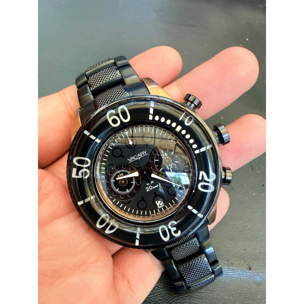 VAGARY WR20bar เรือนใหญ่ CHRONOGRAPH ของแท้ มือสอง สภาพดี
