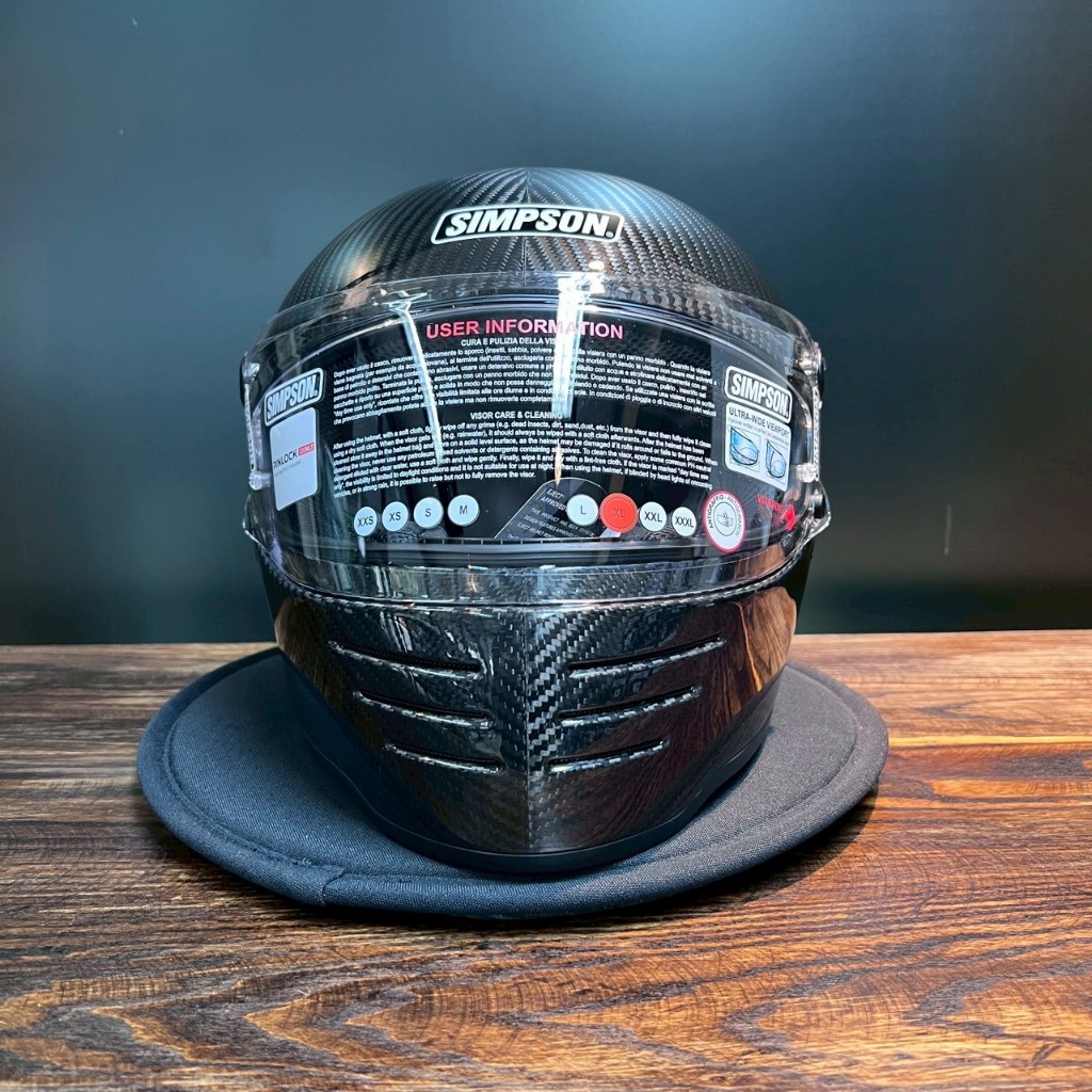 หมวกกันน็อก SIMPSON HELMET - M62 Carbon By Life and Kustom
