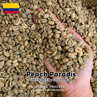 เมล็ดกาแฟดิบ พีซ พาราไดซ์ Peach Paradis : Green Bean Colombia . Special Process บรรจุ 500g. - 1 kg. P&T KoffRoad