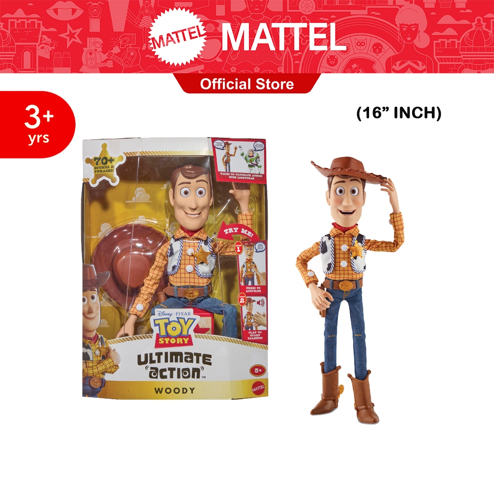 Toy Story Ultimate Action Woody  & Animated Mode ทอยสตอรี่ วูดดี้ รุ่นสะสม 16 นิ้ว JKL89