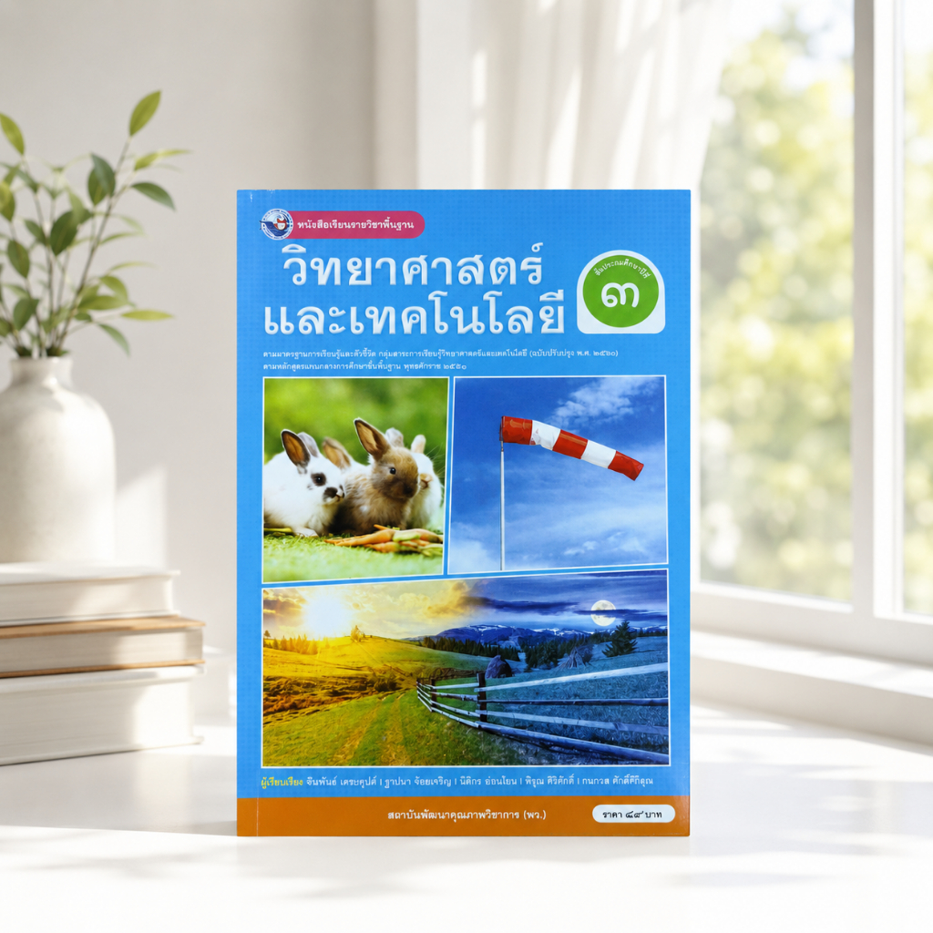 หนังสือเรียน วิทยาศาสตร์และเทคโนโลยี ป.3 พว.