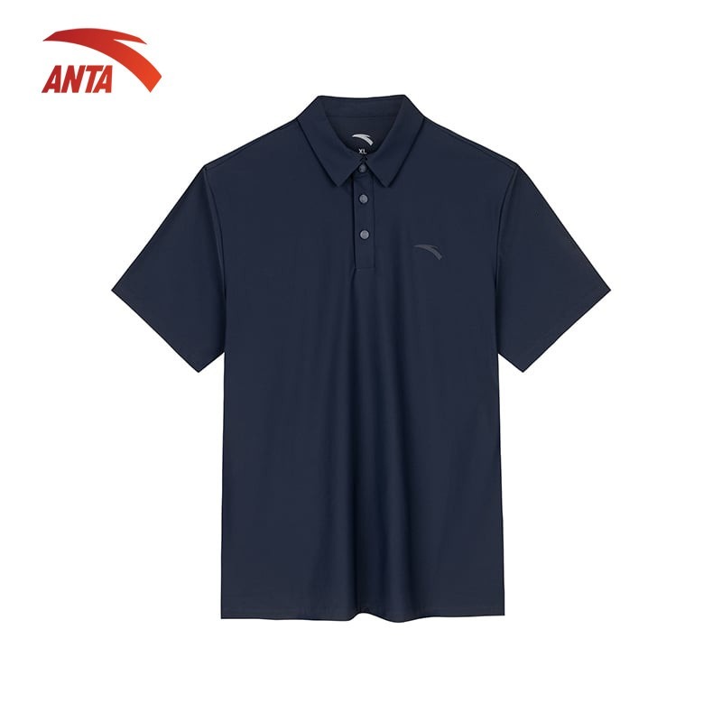 ANTA Men Polo Shirts Dry Fast Breathable Tops 1526A7101 Official Store