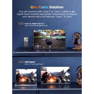 UPERFECT จอพกพา 4K หน้าจอสัมผัส 15.7 นิ้ว มีขาตั้งปรับได้ ลำโพงในตัว รองรับ VESA USB-C HDMI บางเฉียบ จอเสริมสำหรับแล็ปท็