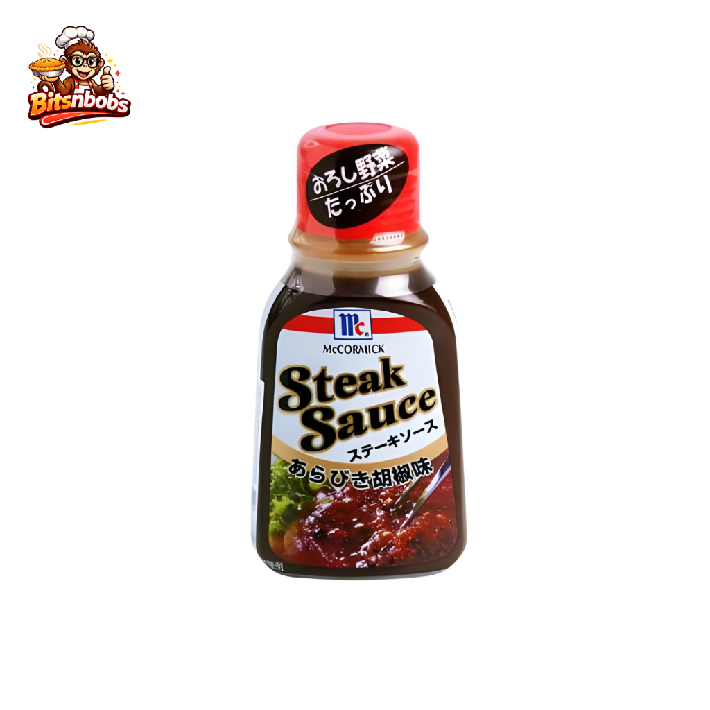 🥩Mccormick Steak Sauce Black Pepper 235g - ซอสสเต็ก ผสมพริกไทยดำ 235กรัม🥩