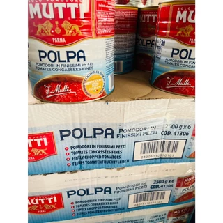 MUTTI POLPA FINELY CHOPPED TOMATOES 2.5kg มะเขือเทศบดละเอียด ขนาด 2.5 kg