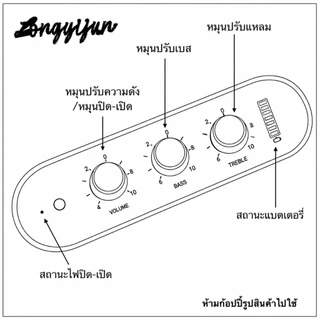 【ของแท้ 100%】(ปรับเบส-แหลมได้) ลำโพง บลูทูธ รุ่น M4 เสียงดีมาก เบสหนัก 55W ลำโพงบลูทูธ เบสแน่น ดีไซส์สวย Bluetooth speak