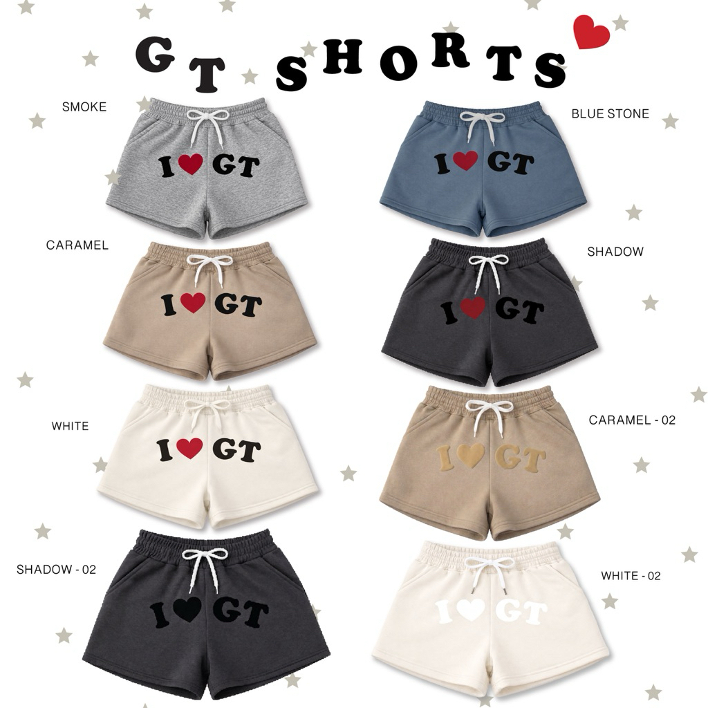 GENTE-GT Shorts (กางเกงวอร์มสั้น)