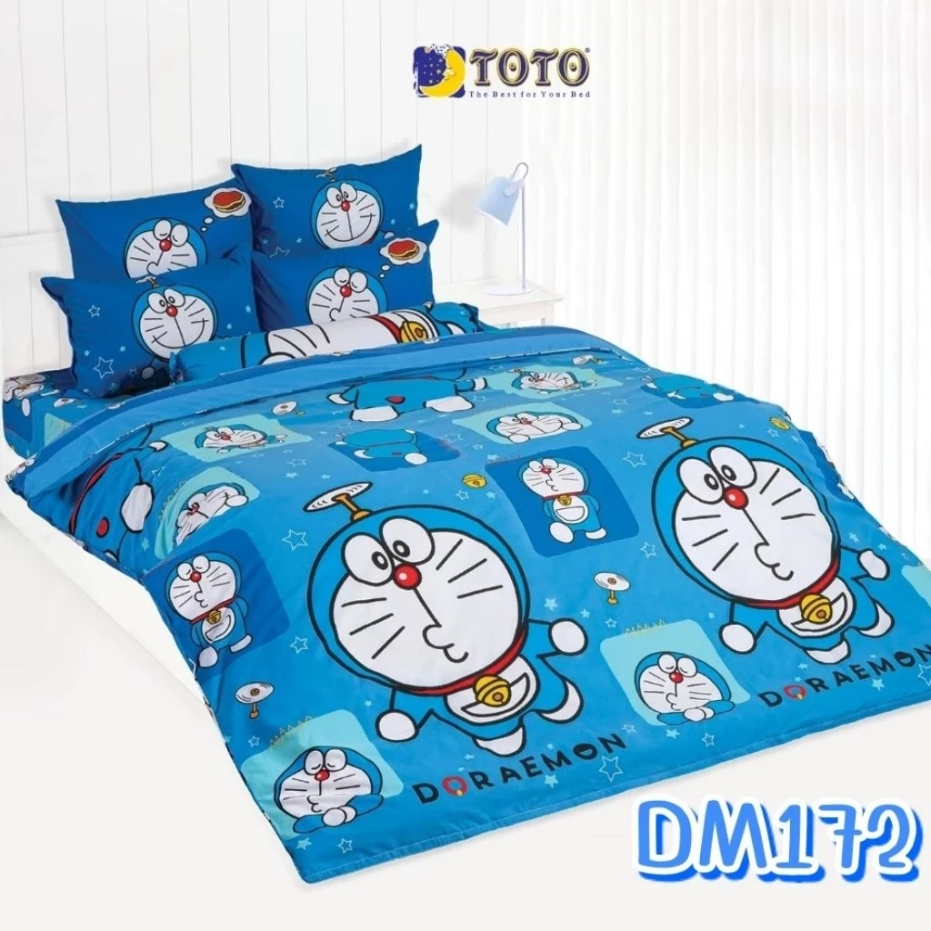 ผ้าปูที่นอน TOTO โตโต้ ลายโดเรม่อน