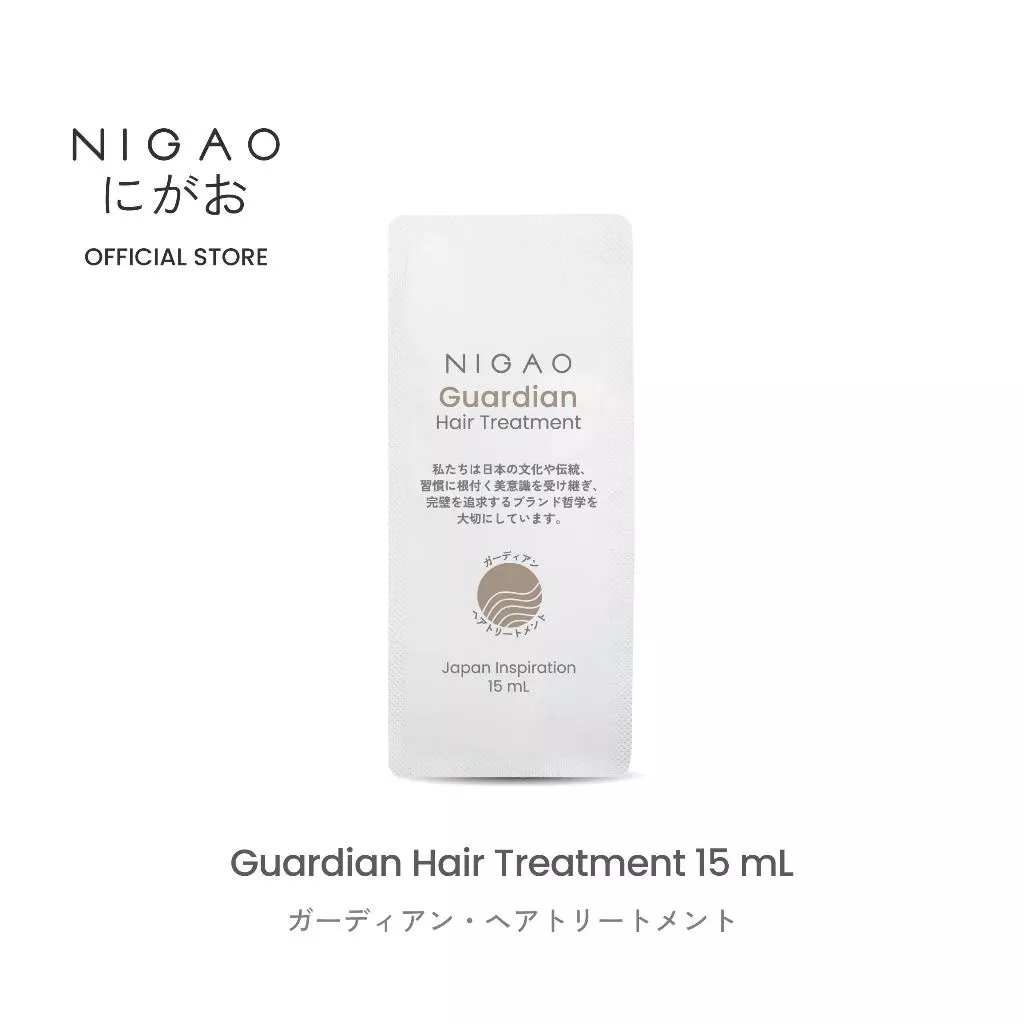 [ขนาดซองเล็ก] NIGAO Guardian Hair Treatment 15 mL | ทรีทเม้นท์บำรุงผม เคราติน ฟื้นฟูผมแข็งแรง