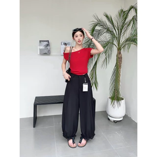 Gang_jeans#9507(K)กางเกงขายาว จินนี่ กระดุมหน้า มีกระเป๋าข้าง