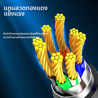 สายแลน Cat8 กลางแจ้ง ความเร็วสูง 40Gbps 2000MHz RJ45 สำหรับเราเตอร์ เกมมิ่ง พีซี ยาว 5m 10m 20m 30m 40m 50m