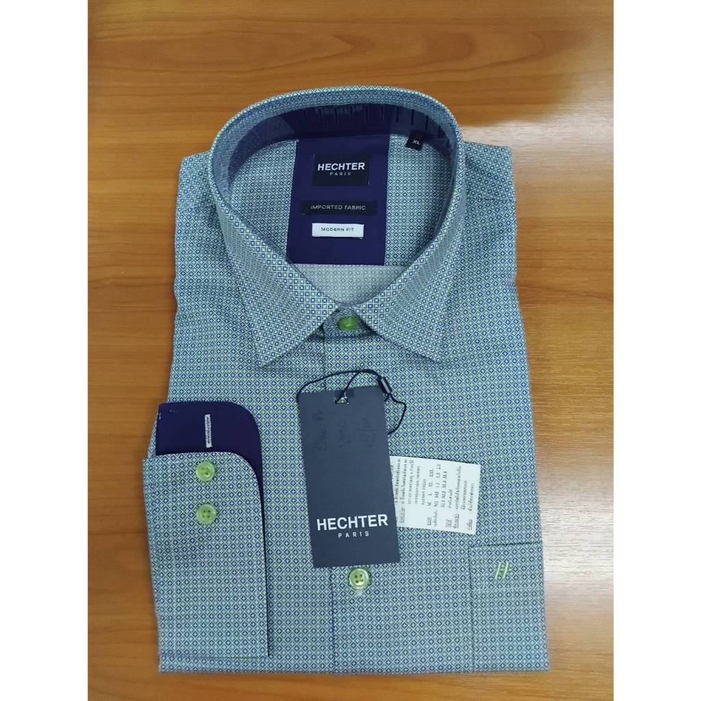 HECHTER เสื้อเชิ้ตแขนยาวผ้าพิมพ์ รุ่นH034-138M