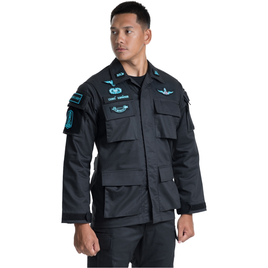VALOR PX - Uniform Native BDU Serie [ทหารพราน] [จำหน่ายทั้งชุด] ชุดฝึก สีดำ ทหารพราน — صورة 6