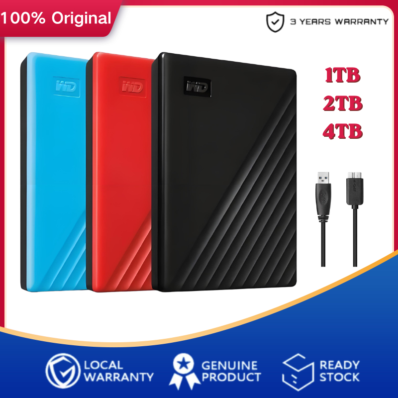 My Passport 1TB-2TB-4TB HDD  USB3.0 External Hard Disk 2.5'' Portable hard drives
