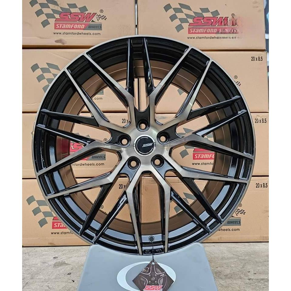 ล้อ SSW 1วง ขอบ 20นิ้ว 20x8.5 5รู120 5H120 BYD SEAL S348 wheel Hyper Black Gloss Clear Gun Metallic 