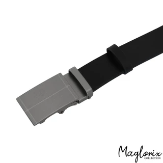[ส่งด่วนฟรี] Louis Montini Automatic เข็มขัดหนังวัวแท้ หัวออโต้เมติค เข็มขัดหนังแท้ หนังเรียบ MGN369